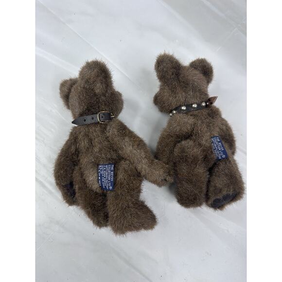Boyds Bear Collection LTD 7” Plush ‘Humboldt’ 90-98 Faux Leather Studded Collar - Picture 4 of 5
